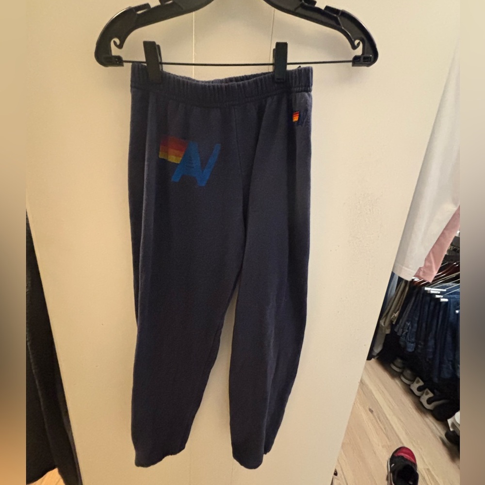 Size extra small, navy aviator nation sweatpants good condition